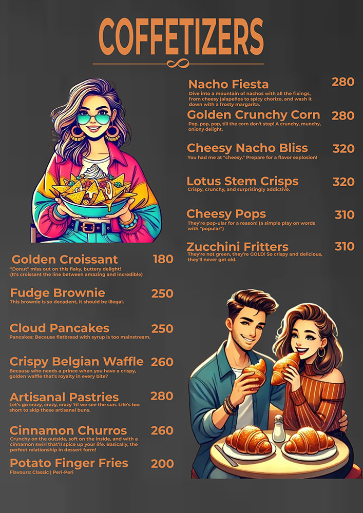 Food Menu Page 3